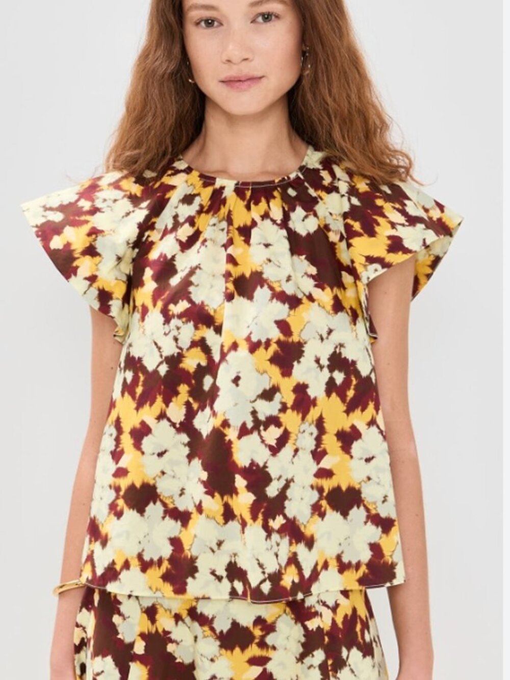 Ulla Johnson Rumi flutter-sleeve top
